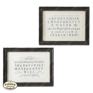 Alphabet Print Wall Art -- Piddix Licensed Products Licensed Piddix Product