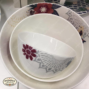 Bird and Flower Bowls -- Piddix Licensed Products Licensed Piddix Product