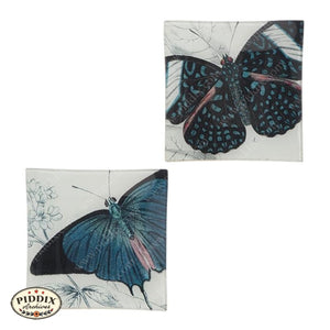 Blue Butterfly Plates -- Piddix Licensed Products Licensed Piddix Product