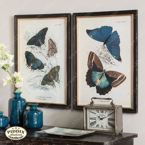 Blue Butterfly Wall Art -- Piddix Licensed Products Licensed Piddix Product