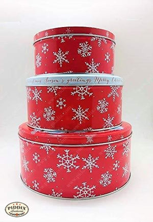 Christmas Tins -- Piddix Licensed Products Licensed Piddix Product