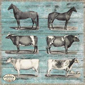 Farmhouse Animals Pdxc17521 Original Collage