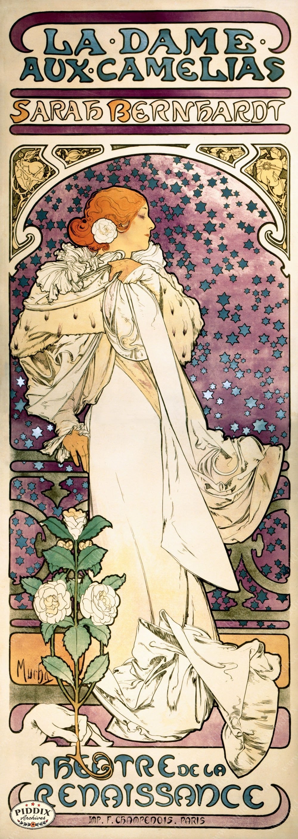 French Posters Pdxc4184C Color Illustration