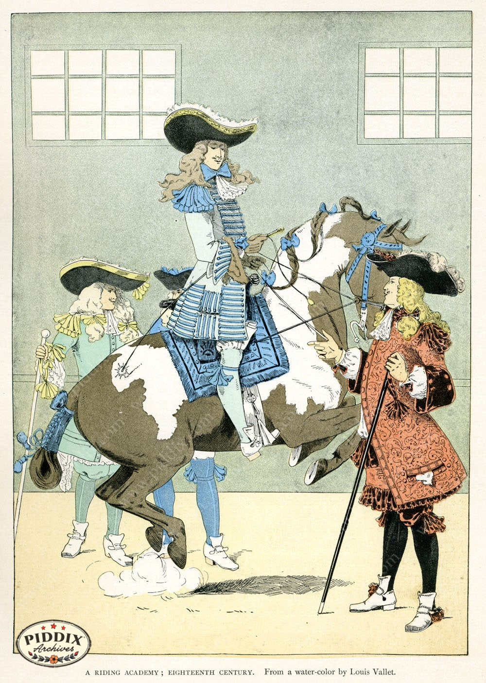 French Scenes Pdxc2114 Color Illustration