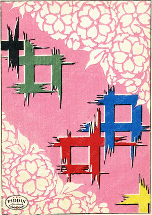 Japanese Woodblock Patterns Pdxc6405 Color Illustration