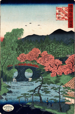 Japanese Woodblocks 1850S Pdxc1066 Color Illustration