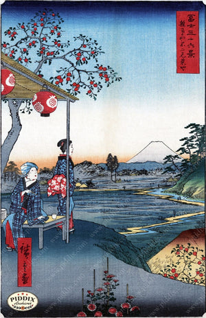 Japanese Woodblocks 1850S Pdxc3112 Color Illustration