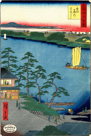Japanese Woodblocks 1850S Pdxc3114 Color Illustration