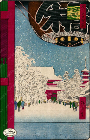 Japanese Woodblocks 1850S Pdxc3118 Color Illustration