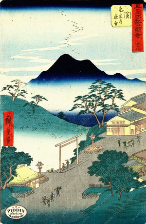 Japanese Woodblocks 1850S Pdxc5677 Color Illustration
