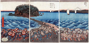Japanese Woodblocks 1850S Pdxc5804 Color Illustration
