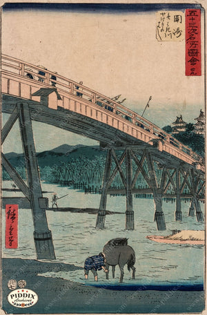 Japanese Woodblocks 1850S Pdxc5806 Color Illustration