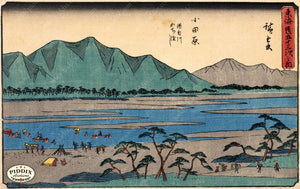 Japanese Woodblocks 1850S Pdxc5812 Color Illustration