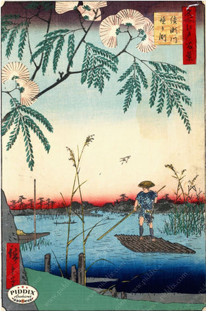 Japanese Woodblocks 1850S Pdxc5815 Color Illustration