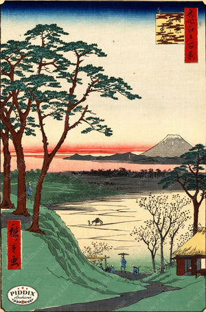 Japanese Woodblocks 1850S Pdxc5818 Color Illustration