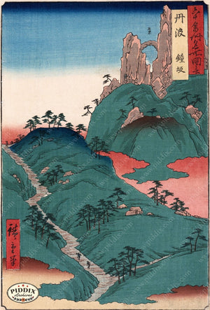 Japanese Woodblocks 1850S Pdxc5820 Color Illustration
