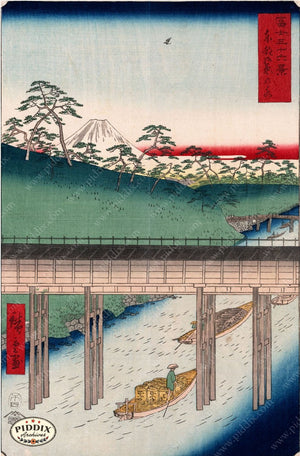 Japanese Woodblocks 1850S Pdxc5821 Color Illustration