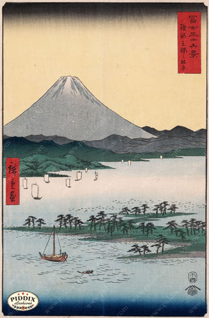 Japanese Woodblocks 1850S Pdxc5823 Color Illustration