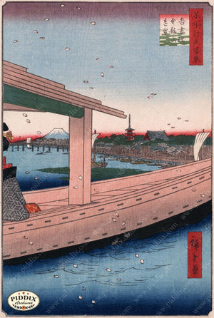 Japanese Woodblocks 1850S Pdxc5826 Color Illustration