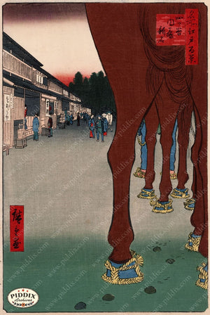 Japanese Woodblocks 1850S Pdxc5827 Color Illustration