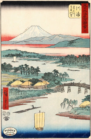 Japanese Woodblocks 1850S Pdxc5832 Color Illustration