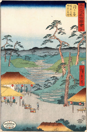 Japanese Woodblocks 1850S Pdxc5834 Color Illustration