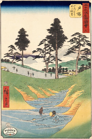 Japanese Woodblocks 1850S Pdxc5835 Color Illustration