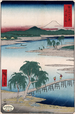 Japanese Woodblocks 1850S Pdxc5841 Color Illustration