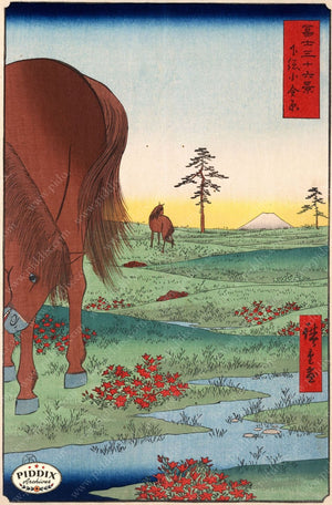 Japanese Woodblocks 1850S Pdxc5846 Color Illustration