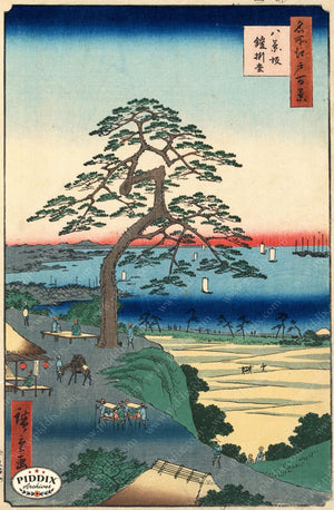 Japanese Woodblocks 1850S Pdxc5848 Color Illustration
