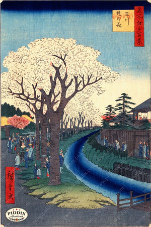 Japanese Woodblocks 1850S Pdxc5849 Color Illustration
