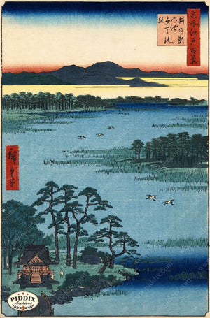 Japanese Woodblocks 1850S Pdxc5852 Color Illustration