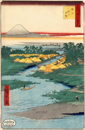 Japanese Woodblocks 1850S Pdxc5855 Color Illustration