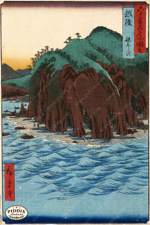 Japanese Woodblocks 1850S Pdxc5859 Color Illustration