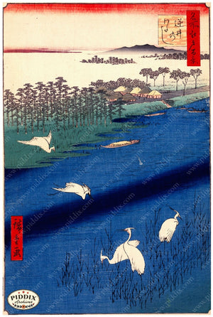 Japanese Woodblocks 1850S Pdxc5873 Color Illustration