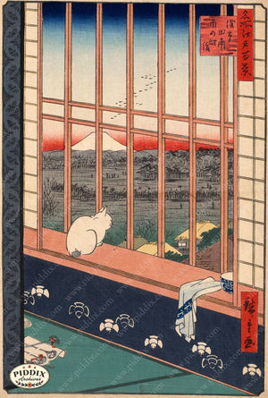 Japanese Woodblocks 1850S Pdxc5874 Color Illustration