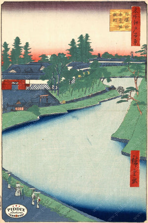 Japanese Woodblocks 1850S Pdxc5875 Color Illustration