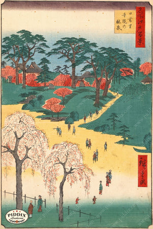 Japanese Woodblocks 1850S Pdxc5876 Color Illustration