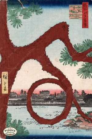 Japanese Woodblocks 1850S Pdxc5877 Color Illustration