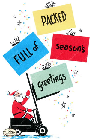 PDXC10013b -- Christmas Words Color Illustration