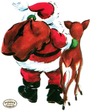 Pdxc10022B -- Santa Claus Color Illustration