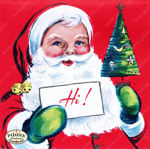 Pdxc10042A -- Santa Claus Color Illustration