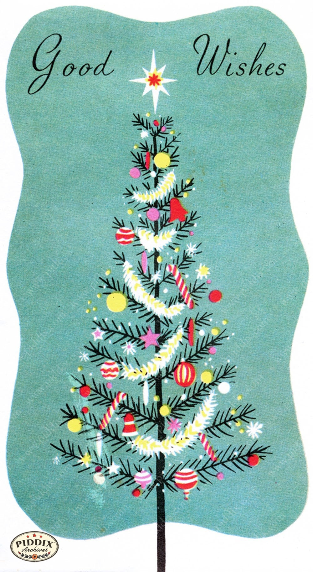 Pdxc10089 -- Christmas Trees Color Illustration