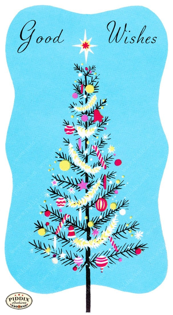 Pdxc10089 -- Christmas Trees Color Illustration