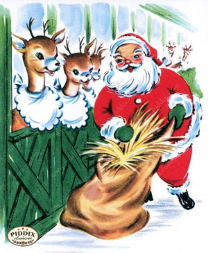 Pdxc10105B -- Santa Claus Color Illustration