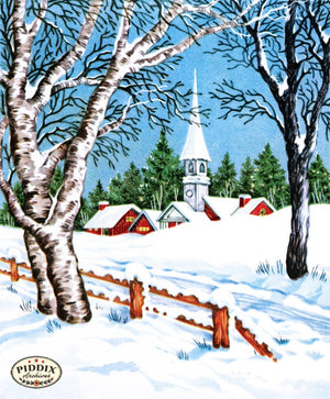 Pdxc10119A -- Snowy Scenes Color Illustration