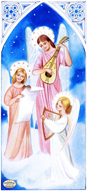 Pdxc10147 -- Christmas Manger Wise Men Virgin Mary Color Illustration