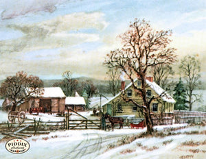 Pdxc10169 -- Snowy Scenes Color Illustration