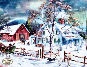 Pdxc10175 -- Snowy Scenes Color Illustration
