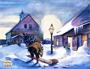 Pdxc10180 -- Snowy Scenes Color Illustration